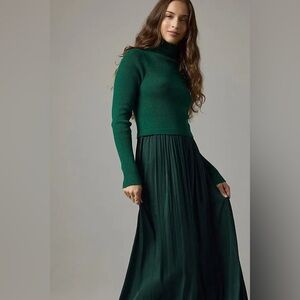 slim fit dress slacks Anthropologie x Eri + Ali Laila Floral Dress Green and Pink  Threadeco